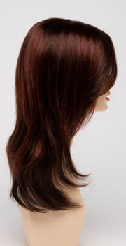 CHOCOLATE CHERRY | Dark Brown roots with overall Medium Brown base with Deep Red highlights