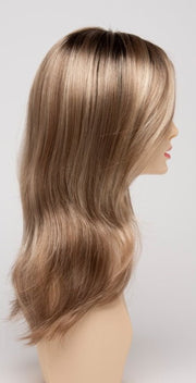 SPARKLING CHAMPAGNE | Medium Brown roots with overall Strawberry Blonde base and soft Golden Blonde highlights