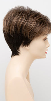 AMARETTO CREAM | Dark Brown roots with overall Medium Brown base with Honey Blonde highlights