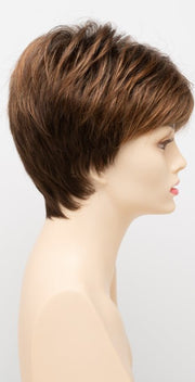 CHOCOLATE CARAMEL | Medium Brown with Soft Red and Blonde highlights