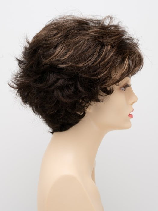 AMARETTO CREAM | Dark Brown roots with overall Medium Brown base with Honey Blonde highlights