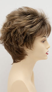 GOLDEN NUTMEG | Medium Brown roots with overall Warm Cinnamon base and Golden Blonde highlights