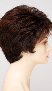 CHOCOLATE CHERRY | Dark Brown roots with overall Medium Brown base with Deep Red highlights