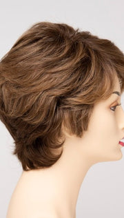 TOASTED SESAME | Medium Brown roots with overall Warm Cinnamon base and Golden Blonde highlights