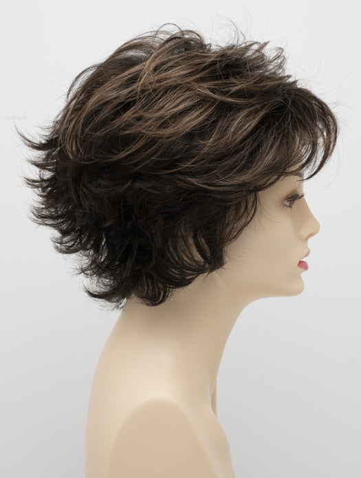 AMARETTO CREAM | Dark Brown roots with overall Medium Brown base with Honey Blonde highlights