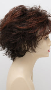 CHOCOLATE CHERRY | Dark Brown roots with overall Medium Brown base with Deep Red highlights