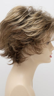 GOLDEN NUTMEG | Medium Brown roots with overall Warm Cinnamon base and Golden Blonde highlights
