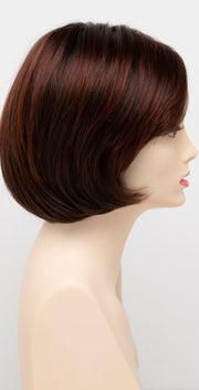 CHOCOLATE CHERRY | Dark Brown roots with overall Medium Brown base with Deep Red highlights