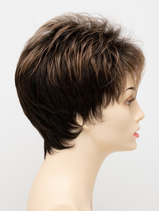 AMARETTO CREAM | Dark Brown roots with overall Medium Brown base with Honey Blonde highlights
