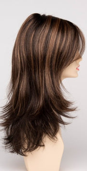 AMARETTO CREAM | Dark Brown roots with overall Medium Brown base with Honey Blonde highlights