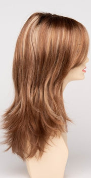 CREAMED COFFEE | Medium Brown roots and base with Cinnamon and Golden Blonde highlights