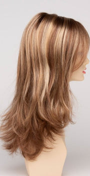 GOLDEN NUTMEG | Medium Brown roots with overall Warm Cinnamon base and Golden Blonde highlights