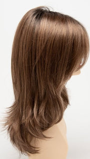 CINNAMON TOFFEE | Neutral to Warm Light Brown with Dark Brown Roots