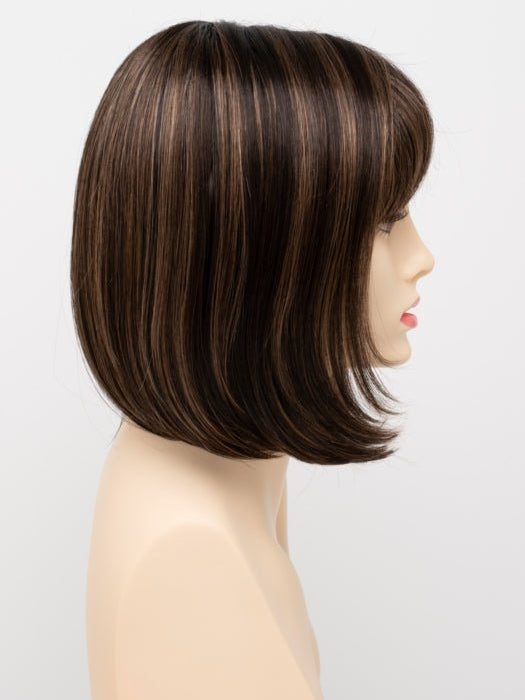 AMARETTO CREAM | Dark Brown roots with overall Medium Brown base with Honey Blonde highlights