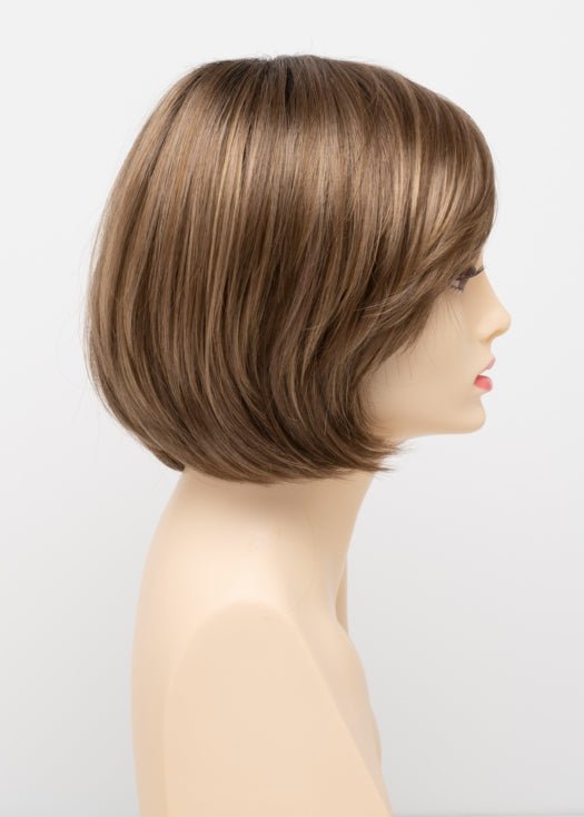 TOASTED SESAME | Medium Brown roots with overall Warm Cinnamon base and Golden Blonde highlights
