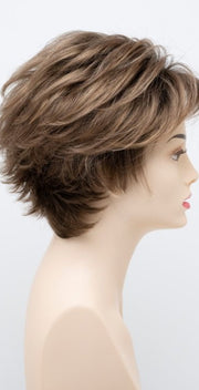 TOASTED-SESAME | Medium Brown roots with overall Warm Cinnamon base and Golden Blonde highlights