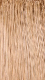 24B613S12 SHADED BUTTER POPCORN | Medium Natural Ash Blonde & Pale Natural Gold Blonde Blend and Tipped, Shaded with Light Gold Brown