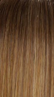 14/26S10 SHADED PRALINES N' CREAM | Light Gold Blonde & Medium Red-Gold Blonde Blend, Shaded with Light Brown