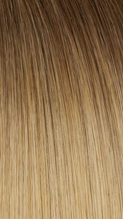 24B613S12 SHADED BUTTER POPCORN | Medium Natural Ash Blonde & Pale Natural Gold Blonde Blend and Tipped, Shaded with Light Gold Brown