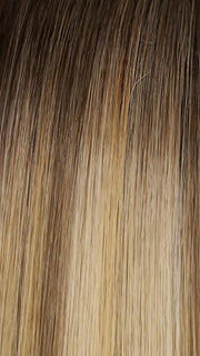 12FS8 SHADED PRALINE | Light Gold Brown, Light Natural Gold Blonde & Pale Natural Gold-Blonde Blend, Shaded with Medium Brown