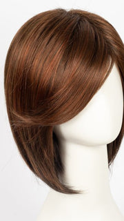 CAYENNE SPICE R | Rooted Copper Red and Brown evenly blended base with Dark Brown highlight