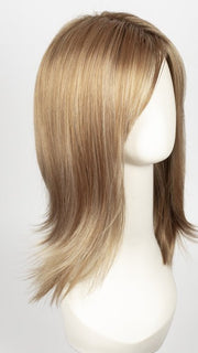 NUTMEG R | Rooted Dark Honey Brown Base with Strawberry Blonde Highlights