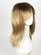 BANANA-SPLIT-LR | Slightly Warmer Brown shifts to Light Golder Blonde with Long Dark Roots