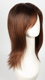 CRIMSON-LR | Light Copper blended with Medium Copper and Deep Burgundy roots