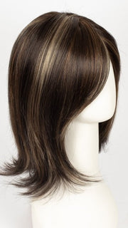 CHOCOLATE SWIRL | Dark Brown Base with Light Auburn and Honey Blonde evenly highlited