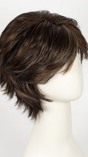 CHOCOLATE SWIRL | Dark Brown Base Evenly Blended with Light Auburn and Honey Blonde 
