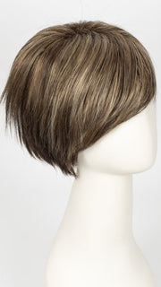 CHOC FROST R | Rooted Dark with a Dark Brown Base with Honey Blonde and Platinum highlights