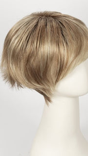 SUGAR CANE R | Rooted Platinum Blonde and Strawberry Blonde evenly blended base with Light Auburn highlight