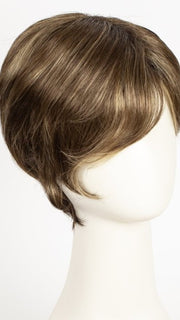 ICED MOCHA R | Rooted Dark with Medium Brown blended with Light Blonde highlights