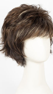 CHOCOLATE SWIRL | Dark Brown Base with Light Auburn and Honey Blonde evenly highlited