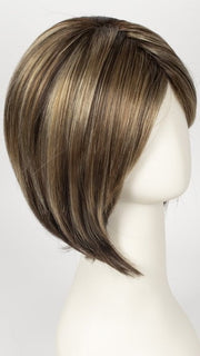 CHOC FROST R | Rooted Dark with a Dark Brown Base with Honey Blonde and Platinum highlights