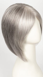 SILVER STONE | Silver Medium Brown Blend That Transitions To More Silver Then Medium Brown Then To Silver Bangs
