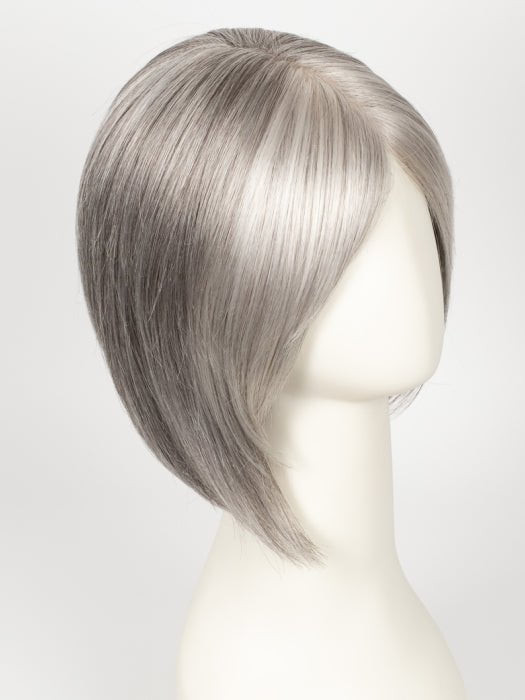 SILVER STONE | Silver Medium Brown Blend That Transitions To More Silver Then Medium Brown Then To Silver Bangs