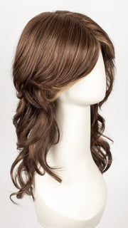AUBURN-SUGAR | Medium Auburn base with a Dark Strawberry Blonde highlight