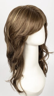 ICED-MOCHA |  Medium Brown blended with Light Blonde highlights