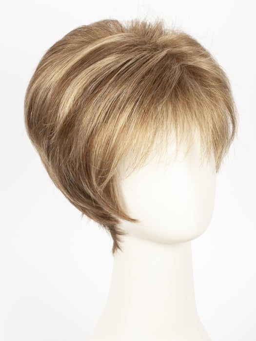 MAPLE-SUGAR | Light Honey Brown base with Strawberry Blonde highlights