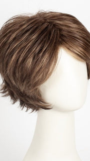 AUBURN-SUGAR | Medium Auburn base with a Dark Strawberry Blonde highlight