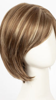 MAPLE-SUGAR | Light Honey Brown base with Strawberry Blonde highlights