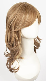 P2216 | SPECIAL COLOR - BLONDE PIANO BLEND - Chunky, side - by - side streaks of contrasting colors - Platinum Blonde + Light Auburn
