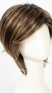 CKISSRT4 | Golden Brown w/Copper Blonde Highlights & Dark Brown Roots