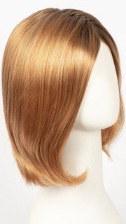 MANDARIN-ROOTED | Light Auburn and Strawberry Blonde Blend with Golden Brown Roots