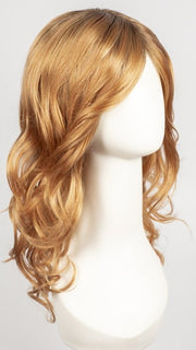 MANDARIN-ROOTED | Light Auburn and Strawberry Blonde Blend with Golden Brown Roots