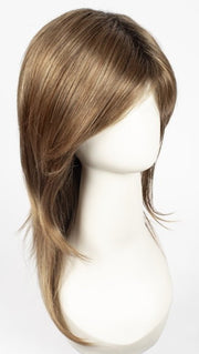 CAFE-MACCHIATO | Nutmeg and Creamy Toffee Blonde with Warm Deep Brown Roots
