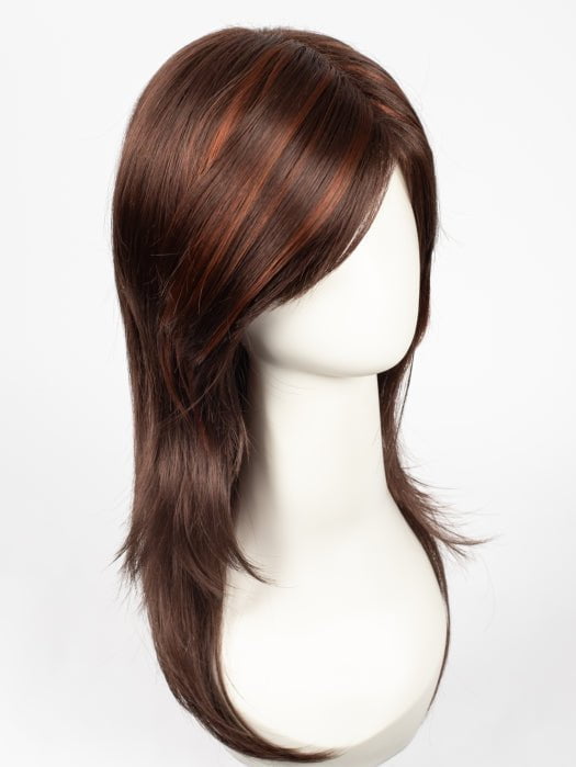 CHERRY-COLA | Dark Auburn base color with brighter Red chunk highlights