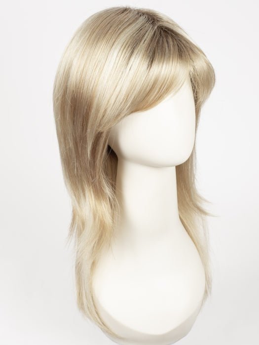 SHADOWED-CUSTARD | Warm Blonde with Light Blonde Blended Highlights and a Medium Brown Root