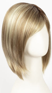 CREAMY TOFFEE R | Rooted Dark Blonde Evenly Blended with Light Platinum Blonde and Light Honey Blonde